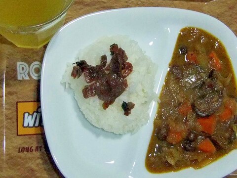 無花果とリンゴのフルーツカレー